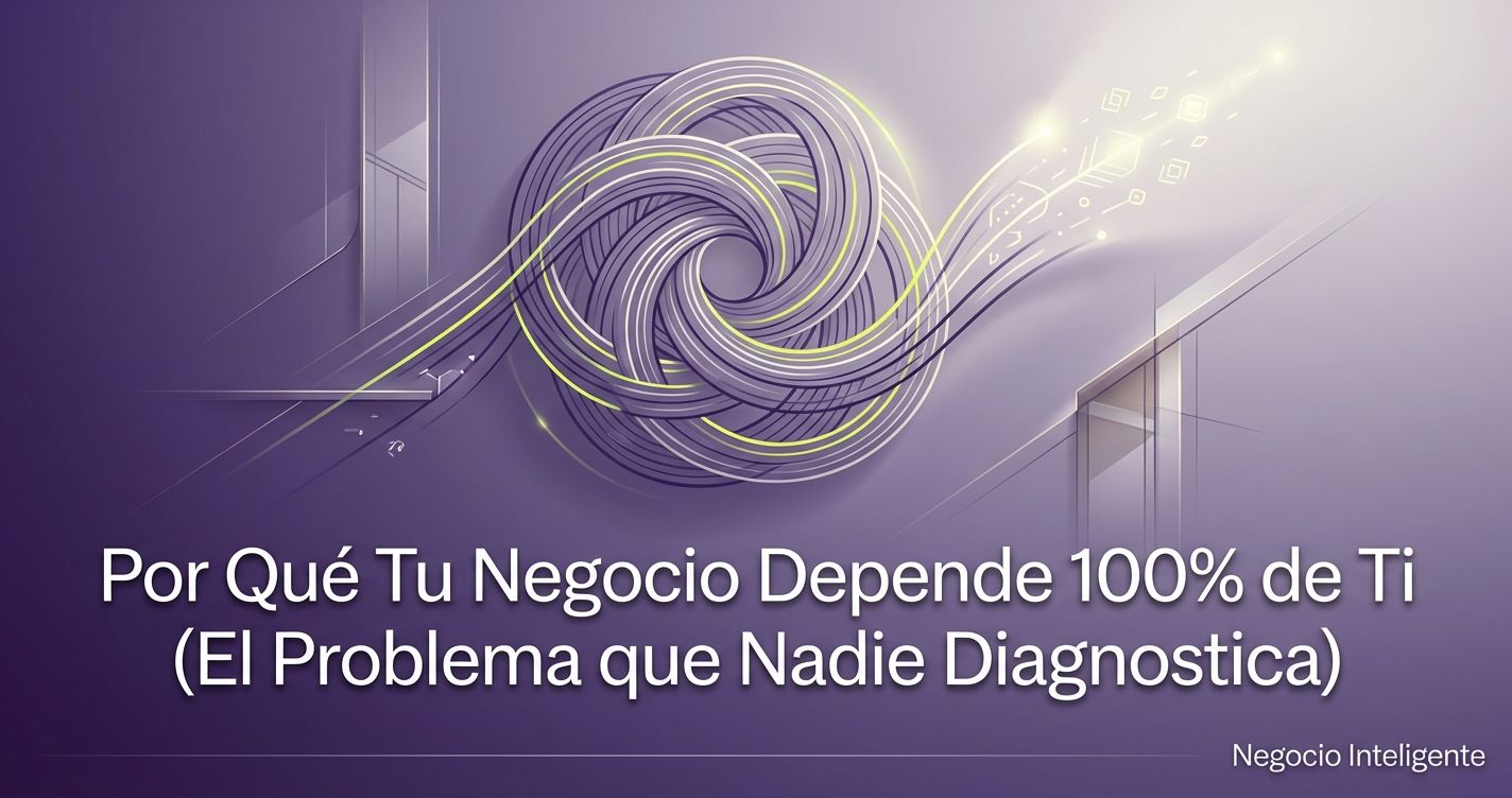 Tu Negocio Depende 100% de Ti: Las 4 Causas Estructurales y Cómo Solucionarlo