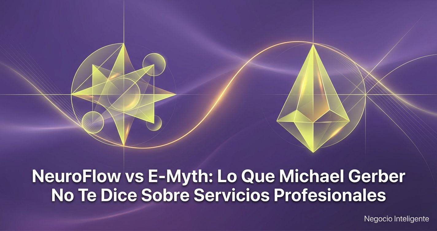 NeuroFlow vs E-Myth: Lo Que Michael Gerber No Te Dice Sobre Servicios Profesionales