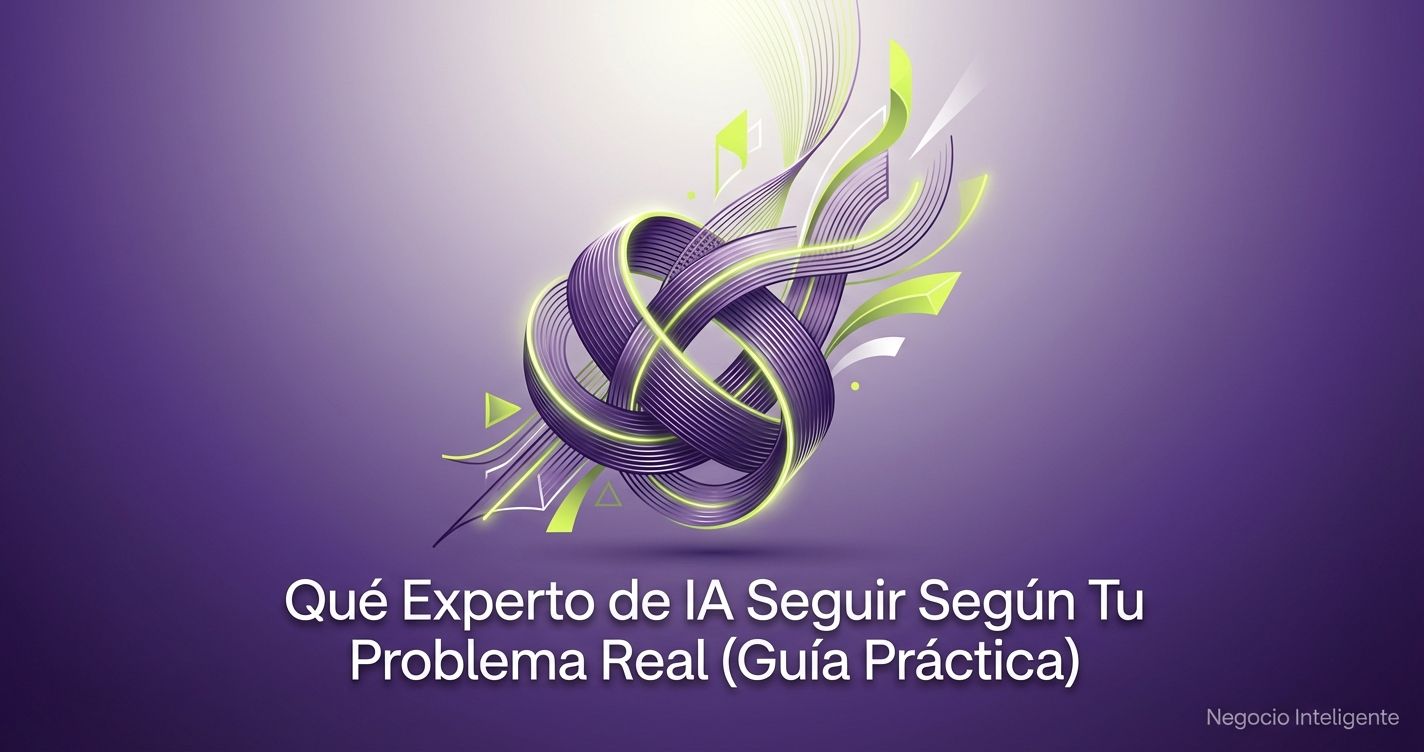 Qué Experto de IA Seguir Según Tu Problema Real (Guía Práctica)